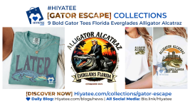 Gator Escape Collections T-shirt Hiyatee.png